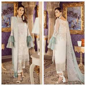 Robe de mariée en mousseline blanche, tenue de mariée pour femmes, vêtement de Collection, meilleures ventes, 2021 - Product Image 2