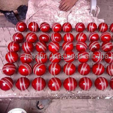 Качественный кожаный мяч для крикета, 4 шт., водонепроницаемый мяч ручной работы