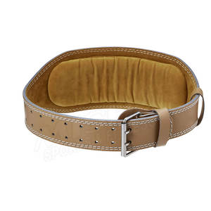 เข็มขัดยกน้ำหนักหนังทำจากปากีสถาน - Product Image 2