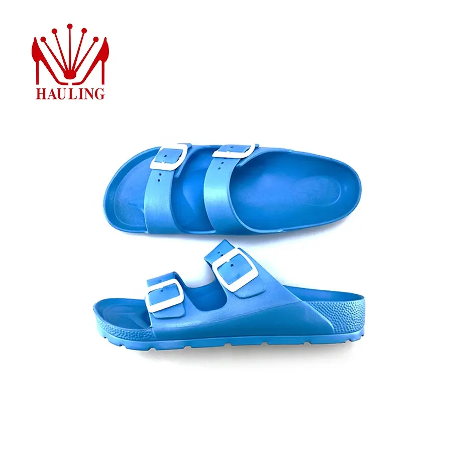 2020 Women Sandal EVA Double Plastic EVA Sandals and Slippers Men Loafer Adult Custom Massage Arch Support Slide Sandal