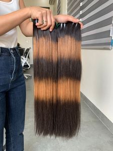 Extensions de tissage colorées, couleur tendance, trame machine, double trame, simple trame - Product Image 6