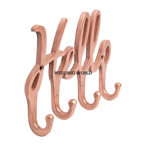 Ganchos Metálicos Recubiertos de Cobre, Diseño Personalizado, Ecológicos, Patrón Sólido, Gran Venta, Clásicos, Elegantes, Novedad, Gancho para el Hogar - Product Image 6