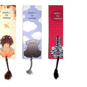 custom printed and laser cut book marks for book stores and authors