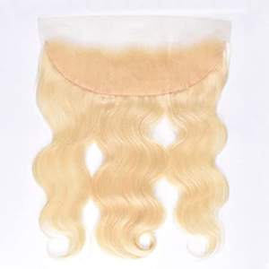 Haute Qualité 613 Blonde Remy Cheveux Bundles Indien Lâche Vague Profonde Dentelle Perruques Style Doux et Naturel - Product Image 3