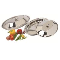 Rvs Ovale Schotel Met Deksel