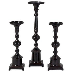 Porte-bougie de Noël élégant en aluminium gaufré fait main, sur base baroque, personnalisable, vente en gros, décoration d'intérieur - Product Image 3