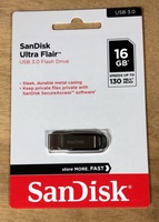 SanDisk — clé USB 100% Ultra fluide SDCZ73, 16 go, 3.0 originale, disque amovible