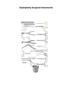 Juego de Instrumentos Quirúrgicos para Septoplastia ORL - Product Image 2