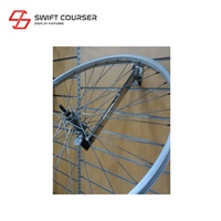 SWIFT COURSER SW-BK-TR Porte-roues de vélo de montagne en alliage de haute qualité, personnalisable, avec revêtement en poudre, support d'affichage réglable