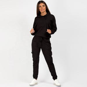 Ensemble de survêtements et sweats à capuche 2-en-1 pour femmes PIHA SPORTS, en polaire polyester/coton 300g, léger, pour le sport et les loisirs - Product Image 5