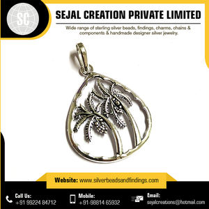 Plata de Ley 925 de plata tribales colgantes del encanto - Product Image 4