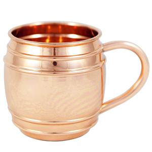 Produit le plus vendu de qualité supérieure, fabriqué à la main, tasse décorative pour boire de l'eau pure en cuivre pour l'Ayurveda - Product Image 1