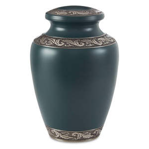 สลักสีฟ้าที่ระลึกโลหะทองเหลือง/อลูมิเนียมผู้ใหญ่ศพมนุษย์เถ้ากระดูกโกศสไตล์อเมริกัน/ยุโรป - Product Image 1