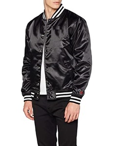 แจ็คเก็ตบอมเบอร์ผู้ชาย คอตั้ง ผ้าไหมซาติน แฟชั่นขายดี ผลิตในปากีสถาน ปี 2026 รับผลิตตามสั่ง สีและโลโก้ตามต้องการ ขายส่ง - Product Image 2