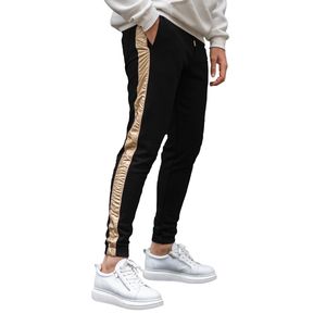 Joggers surdimensionnés 100% coton pour hommes avec bandes latérales en Polyester Streetwear urbain qualité supérieure OEM vente en gros 2023 - Product Image 5