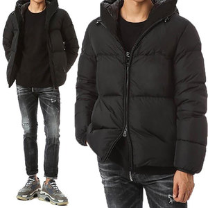 Nuevas chaquetas acolchadas personalizadas OEM para hombre, chaqueta de burbujas con capucha de piel para invierno, cálida, para hombre - Product Image 3