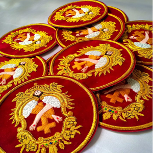 Insignia bordada a mano personalizada, nueva insignia bordada hecha a mano para Christian - Product Image 3