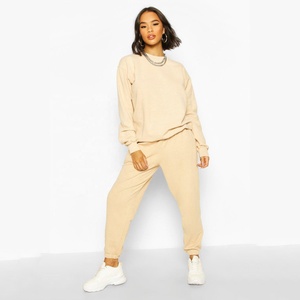 Prix de gros Survêtements pull-over en jersey pour femme, sport décontracté, polyester, légers, coupe ample - Product Image 6
