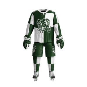 Tenue de Hockey sur glace en maillot, uniforme respirant et par Sublimation, nouveau modèle d'équipe, - Product Image 4