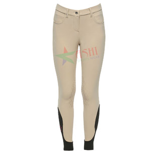 Ropa ecuestre con logotipo personalizado OEM, pantalones de equitación de poliéster y licra, pantalones y medias de equitación - Product Image 3