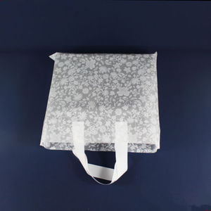 HANPAK JSC-bolsa transparente y respetuosa con el medio ambiente, bolsa de la compra con asa de lazo suave de LDPE/HDPE impresa, producto en oferta - Product Image 5