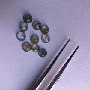 4mm 6mm Pierre Labradorite Grise Naturelle Rond Rose Coupe Facettes Pierre Précieuse Lâche Grossiste Meilleur Prix D'usine Régulier En Ligne Réel - Product Image 2