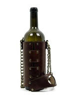 Fourre-tout en cuir porte-bouteille de vin personnalisée sac cadeau de bouteille de vin de raisins TRE -0013