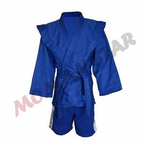 Uniforme de Sambo de couleur blanche pour les fabricants d'usine de vente en gros d'usure d'arts martiaux - Product Image 5