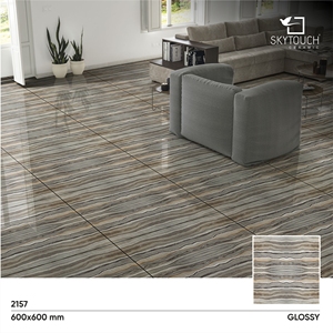 Azulejo de cerámica de porcelana entrelazada de alta calidad, diseño clásico moderno, azulejos de suelo de pared de baño Effetto Marmo para Hotel grande - Product Image 2