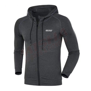 High Quality Custom Design Zipper Gym Fitness Hoodie for Men - Product Image 1