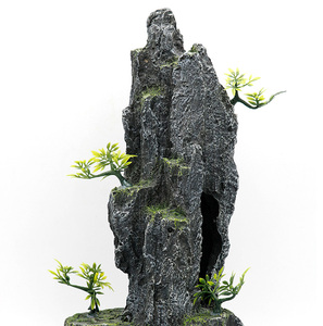 Plantes en pot <span class=keywords><strong>Rocaille</strong></span> Bonsaï Décor Résine Poly résine Décoration De L'aquarium - Product Image 6
