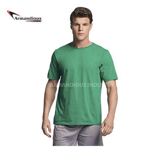 Camiseta de manga larga informal para hombre, diseño personalizado, logotipo liso, tejido de punto de poliéster/algodón, estilo de manga corta, patrón sólido - Product Image 6