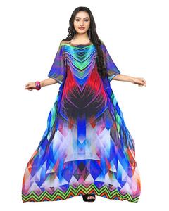 V Neck Abaya Muslim <b>Women</b> Lady Acetate Satin Long Robe <b>Kaftan</b> <b>Dress</b> - Product Image 3