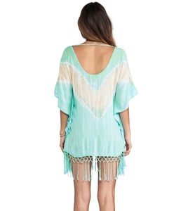 Vêtements pour femmes Rayon Designer Tie dye Dentelle Caftan Cover Up - Product Image 2