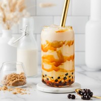 Poudre de thé au lait sucré Assam de Taïwan, paquet de 1 kg en boîte ou en sac