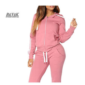 ชุดวอร์มผ้าโพลีเอสเตอร์ Ladies100 % สำหรับผู้หญิง,ชุดวิ่งออกกำลังกายเล่นกีฬาสำหรับสุภาพสตรี - Product Image 1