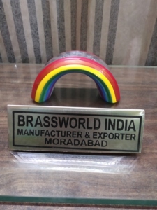 โกศบรรจุอัฐิสัตว์เลี้ยงแบบอเมริกัน ยี่ห้อเรนโบว์ บราสเวิลด์ อินเดีย ทำจากโลหะ - Product Image 2