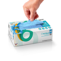 Gants jetables en nitrile bleu 3.5g & 4g Produits en caoutchouc durables