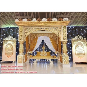 Increíble boda india Rajwada Mandaps Comprar boda hindú India Mandaps EE. UU. Interior Bollywood Interior Mandap Diseño Reino Unido - Product Image 1