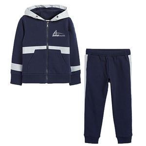 Blue Kids Tracksuit Cotton / Fleece Made Breathable Multi Color Hood <b>Trouser</b> for Sale - Product Image 2