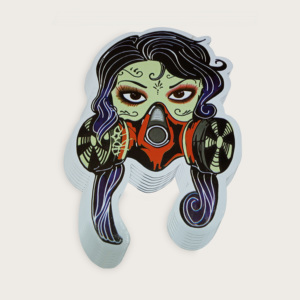 Autocollants en PVC découpés à l'emporte-pièce en vinyle imperméable écologique de haute qualité personnalisés avec impression UV/offset - Product Image 4