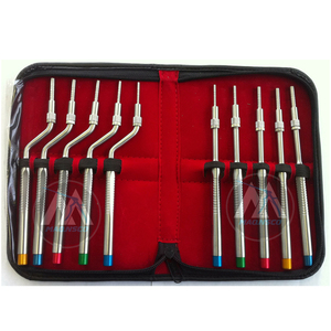Juego de 10 osteótomos sinusales, Instrumentos dentales para implantes, elevadores de injerto óseo, 1 pieza, Manual CE PK, 2 años, se acepta OEM de grado A + - Product Image 1