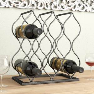ชั้นวางไวน์ตั้งโต๊ะ8ขวดที่วางไวน์โลหะเหล็กสำหรับบาร์โรงแรมที่เก็บวิสกี้และเบียร์ - Product Image 2
