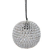 Lustre en verre cristal de luxe, lampe suspendue moderne pour salon, décoration de la maison, luminaires suspendus LED finition dorée