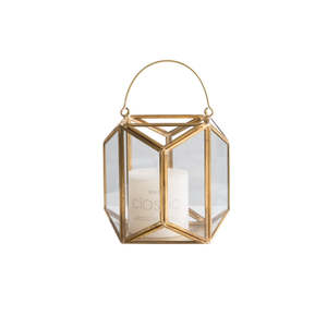 Linterna Hexagonal de cobre brillante, diseño tradicional, calidad asegurada, para decoración de bodas, precios bajos, de los compradores de la India - Product Image 5