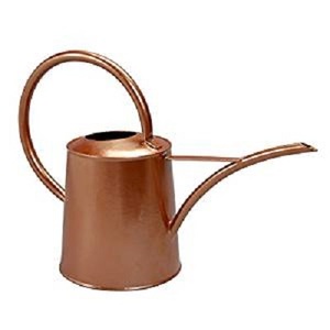 Arrosoir de jardin décoratif de style moderne classique, élégant, de qualité, tendance, couleur marron - Product Image 1