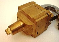 Artisanat en laiton indien maison 6 clés carré tour Puzzle cadenas Antique 3x2 serrure de porte intelligente