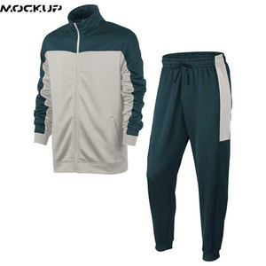 Invierno más tamaño en blanco equipo deportes al por mayor personalizado hombres cremallera sudaderas con capucha Jogger conjuntos Casual chándales de fútbol - Product Image 4