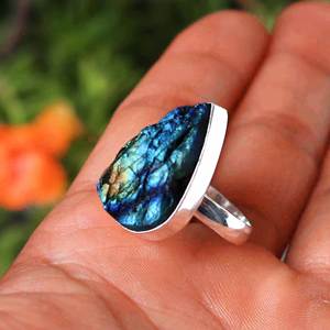 Overlay Stones for Exterior Houses Gemstone <b>Ring</b> Opal Gemstone Stone Grill Ladies <b>Rings</b> Druzy <b>Pop</b> Socket Crystals Healing Stones - Product Image 6