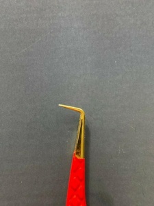 4 pièces en acier inoxydable diamant poignée volume russe pince à cils extension de cils individuelle outil à pointe pointue - Product Image 4